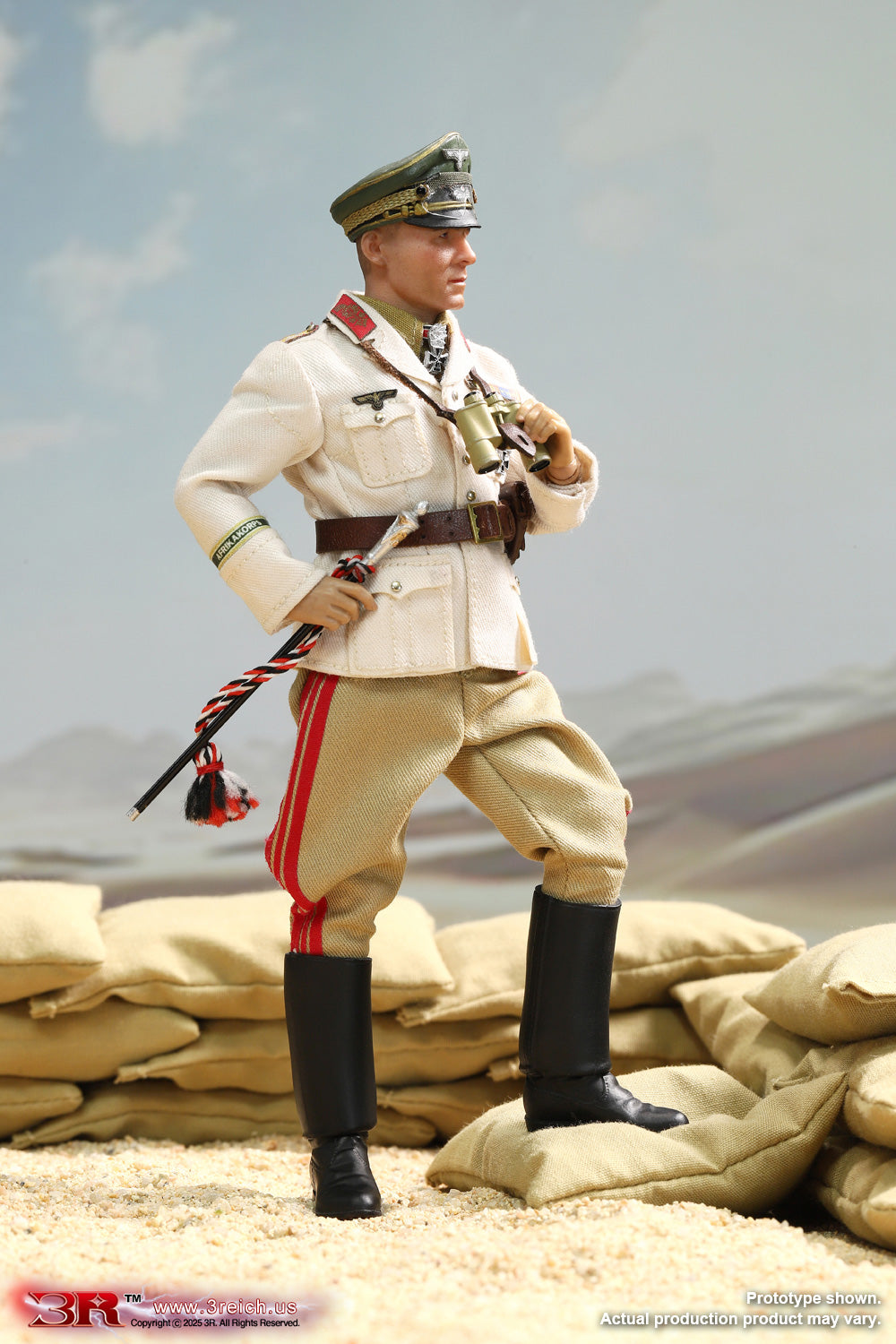 1/12 Scale Erwin Rommel, The Desert Fox - NIB DID 3R TG80004