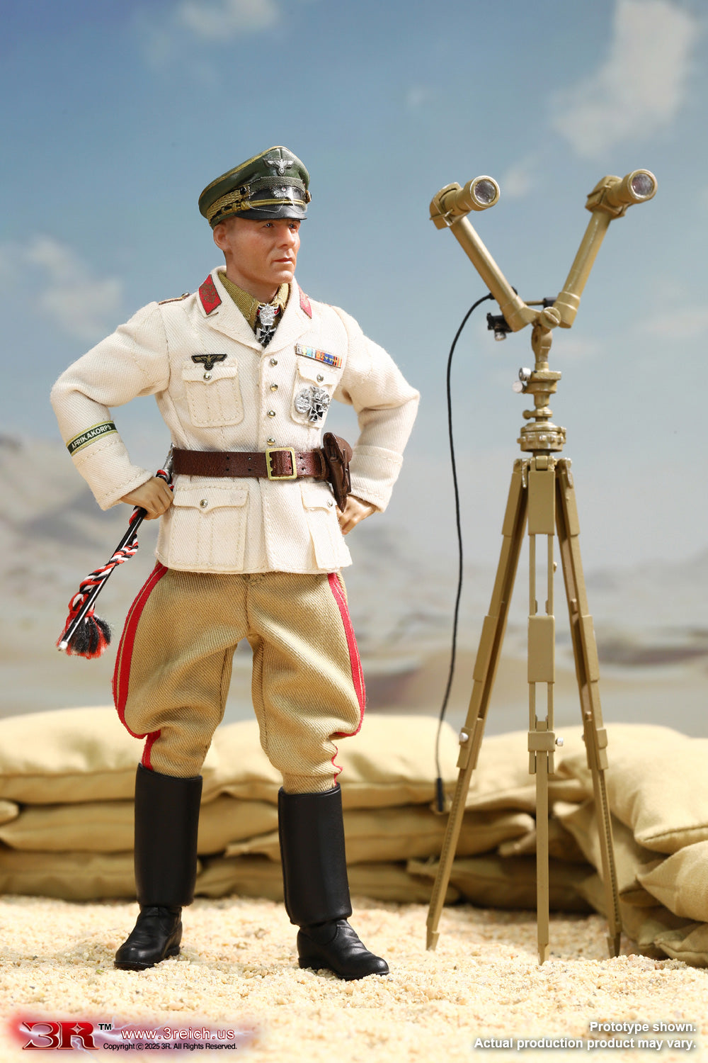 1/12 Scale Erwin Rommel, The Desert Fox - NIB DID 3R TG80004