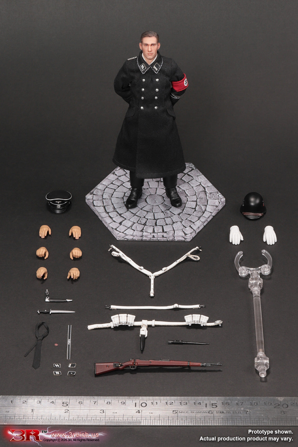 1/12 Scale WWII German SS Honor Guard Aaron - NIB DID 3R TG80007