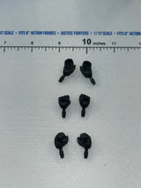 1/12 Scale Modern Era Gloved Hands Set - The Black - Vane Valaverse
