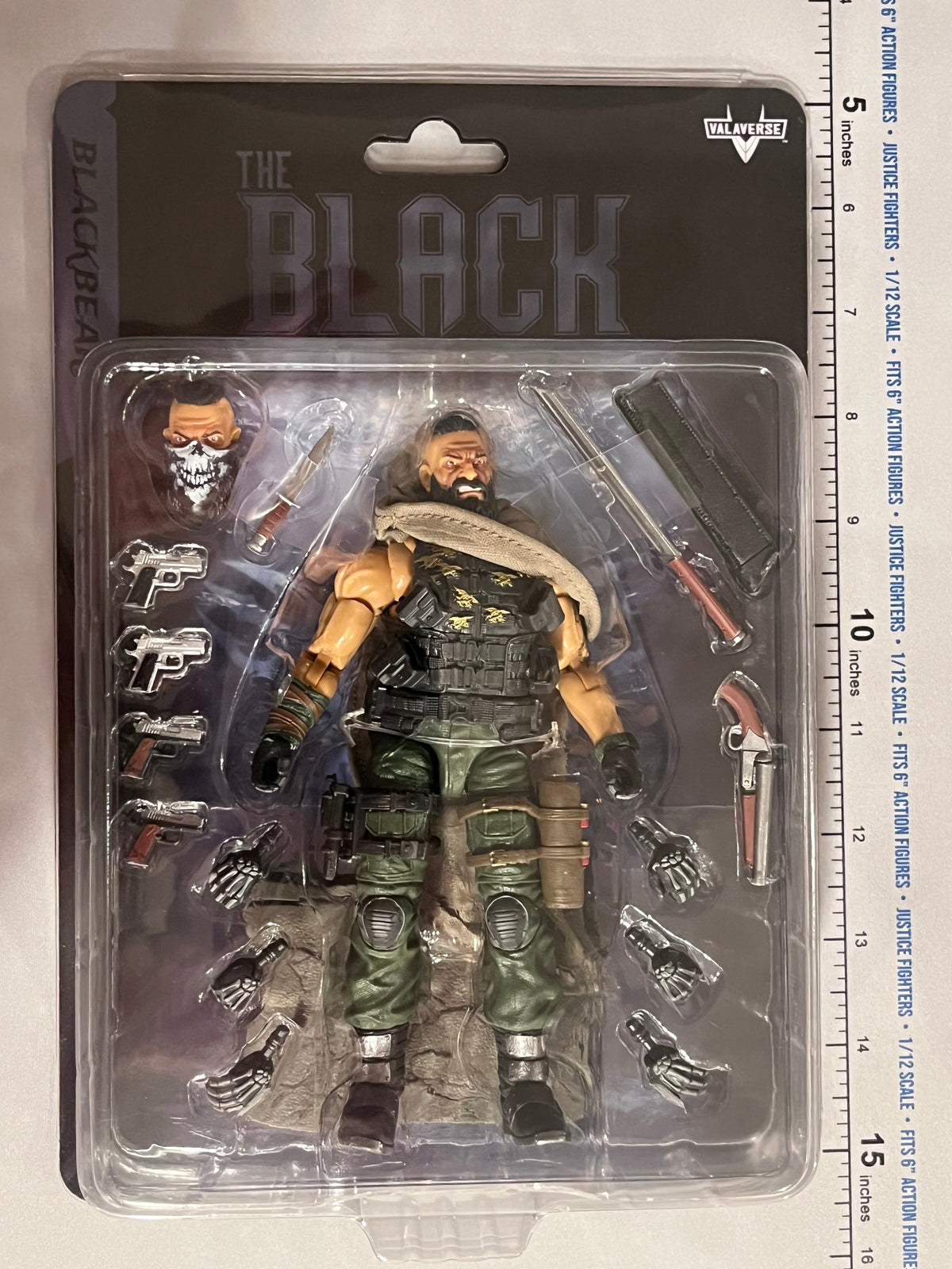 1/12 Scale Modern Era Pirate Blackbeard - NIB Valaverse The Black