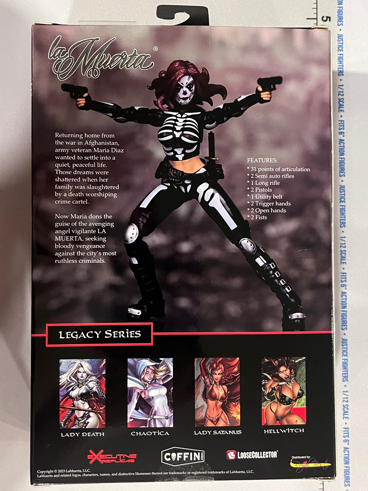 1/12 Scale Executive Replicas LA MUERTA 6in Action Figure ER-LC-LM - NIB Executive Replicas