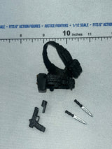 1/12 Scale Modern Era Tactical Belt and Holster Set - The Black - Vane Valaverse