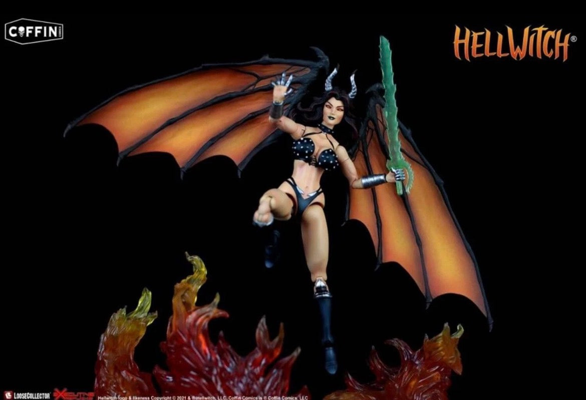 1/12 Scale Executive Replicas × Coffin Comics - Hellwitch - NIB Executive Replicas - ERLCLMCP03 -