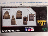 1/12 Scale Tan Backpack Set Charlie - NIB Valaverse