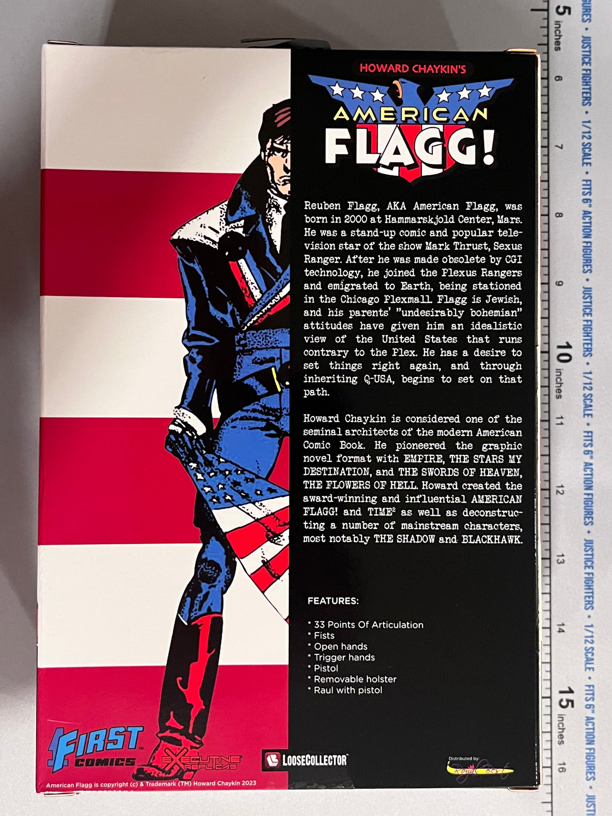 1/12 Scale Executive Replicas American Flagg - ERLCAF001 - NIB Executive Replicas