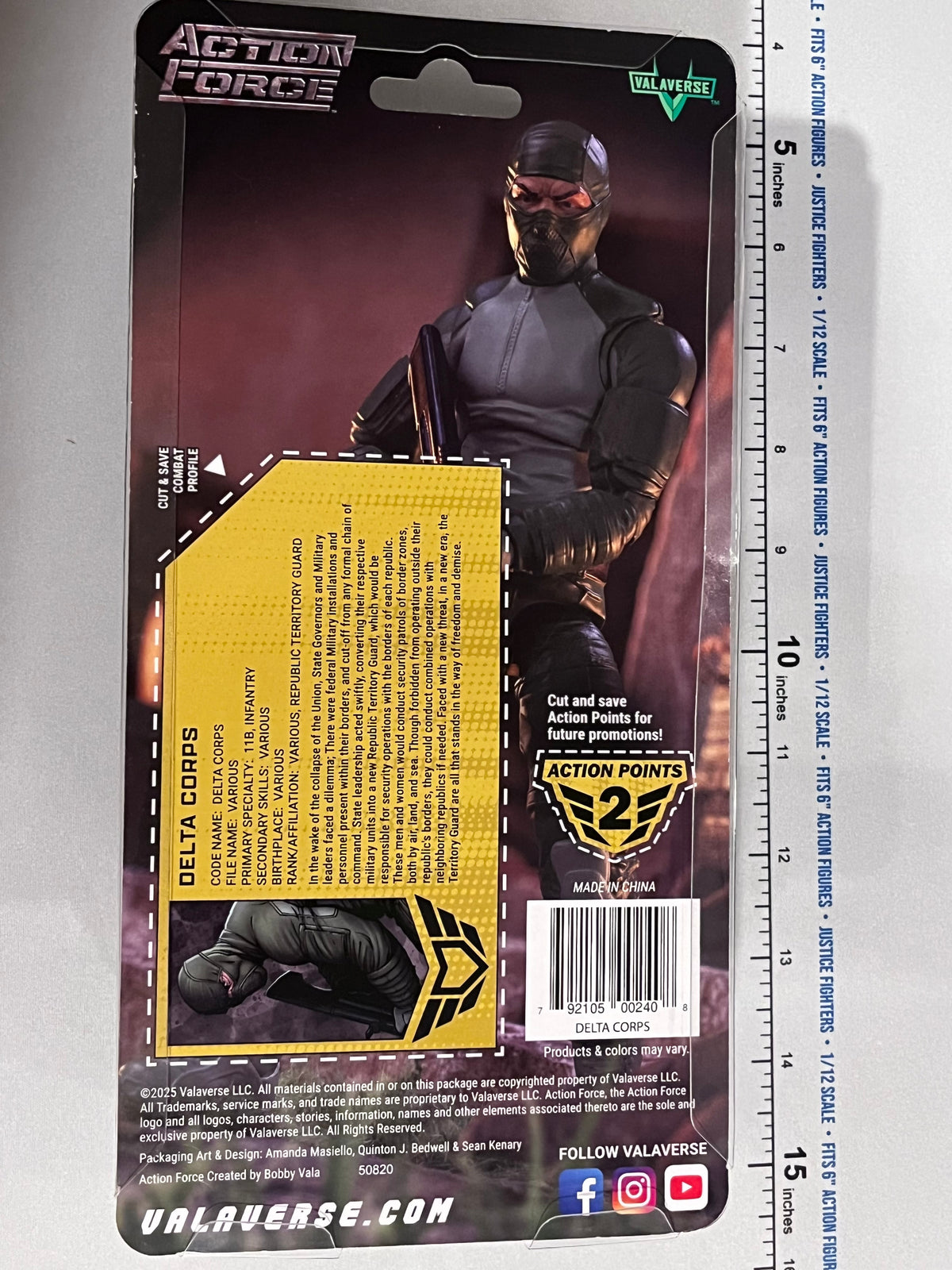 1/12 Scale Modern Action Force Delta Corps - Valaverse