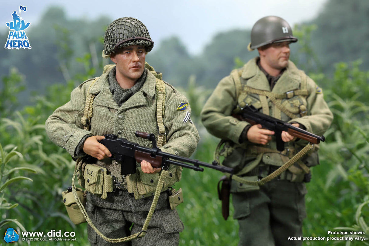 1/12 Scale Palm Hero Series WWII US 2nd Ranger Battalion Series 4 – Private First Class Reiben - NIB DID XA80012