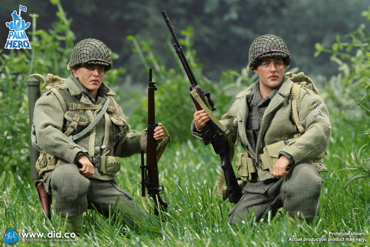 1/12 Scale Palm Hero Series WWII US 2nd Ranger Battalion Series 4 – Private First Class Reiben - NIB DID XA80012