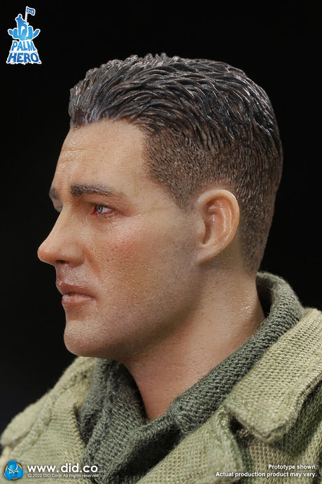 1/12 Scale Palm Hero Series WWII US 2nd Ranger Battalion Series 4 – Private First Class Reiben - NIB DID XA80012