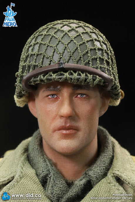 1/12 Scale Palm Hero Series WWII US 2nd Ranger Battalion Series 4 – Private First Class Reiben - NIB DID XA80012