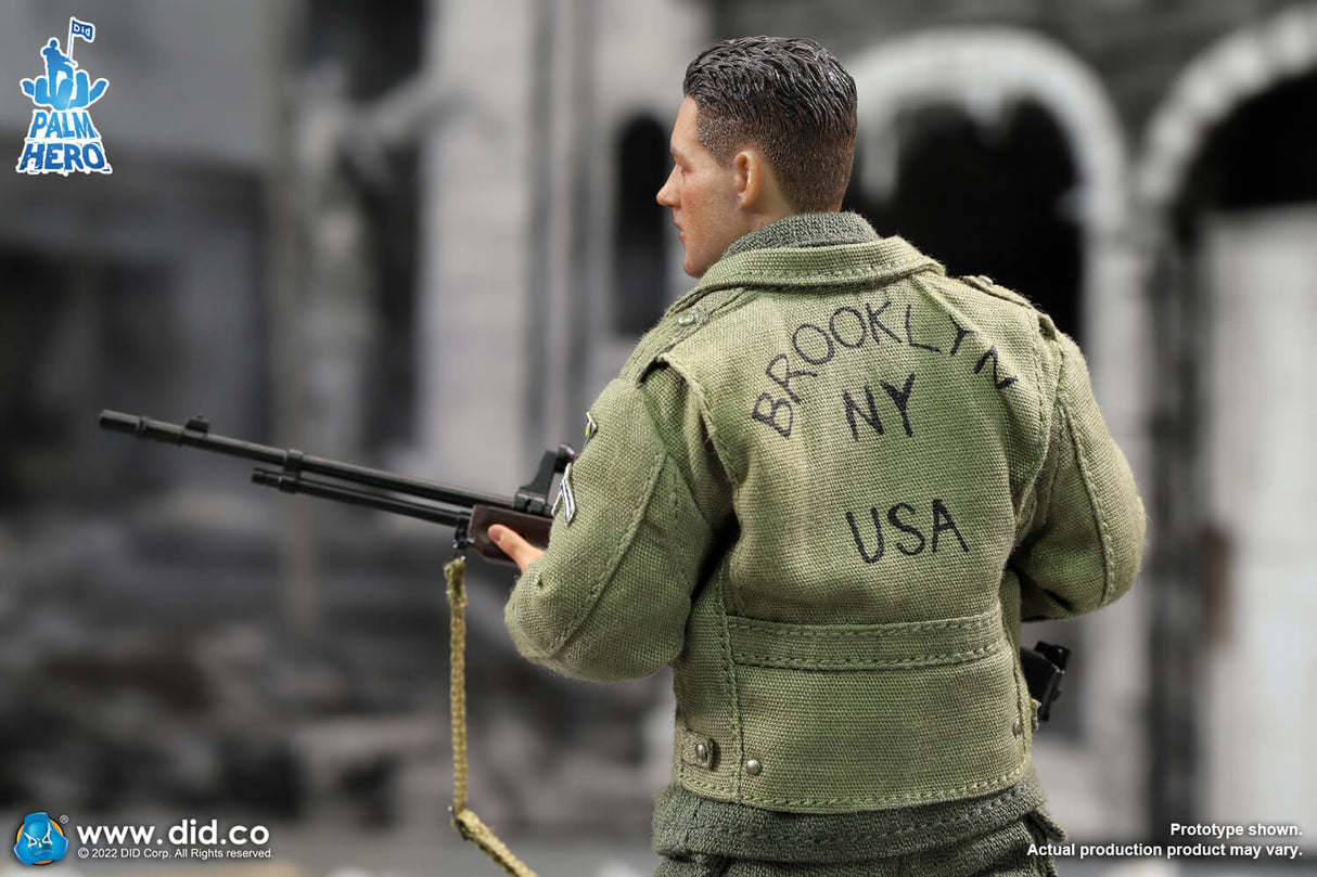 1/12 Scale Palm Hero Series WWII US 2nd Ranger Battalion Series 4 – Private First Class Reiben - NIB DID XA80012