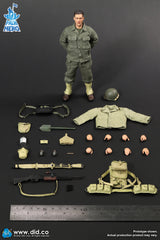 1/12 Scale Palm Hero Series WWII US 2nd Ranger Battalion Series 4 – Private First Class Reiben - NIB DID XA80012