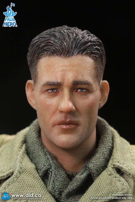 1/12 Scale Palm Hero Series WWII US 2nd Ranger Battalion Series 4 – Private First Class Reiben - NIB DID XA80012