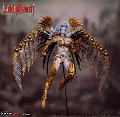 1/12 Scale Coffin Comics - Coffin Legacy Series 2 - Gold Lady Death - NIB Coffin Comics ERLCLDGCC02