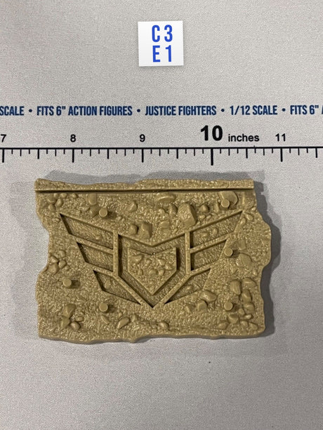 1/12 Scale Modern Era US Decepticon Insignia Rubble Base / Figure Stand - Pandora (Black) Valaverse