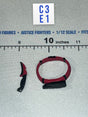 1/12 Scale Modern Era Karambit Knife with Wrist Holster - Pandora (Black) Valaverse