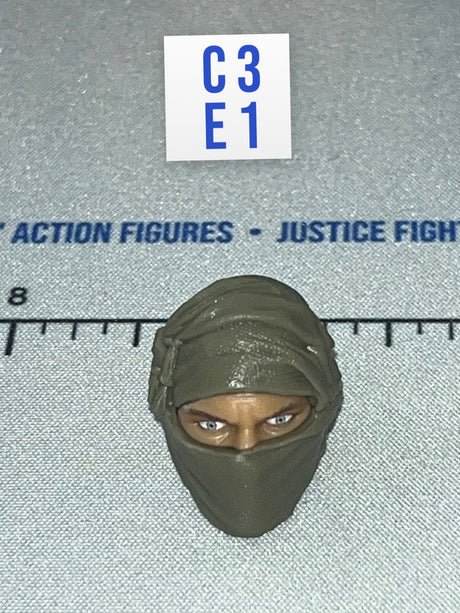 1/12 Scale Modern Era Masked Head Sculpt - The Black - Vane Valaverse