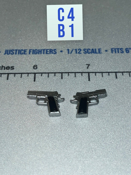 1/12 Scale Modern Era Pistol Pair - Valaverse Blackbeard - The Black