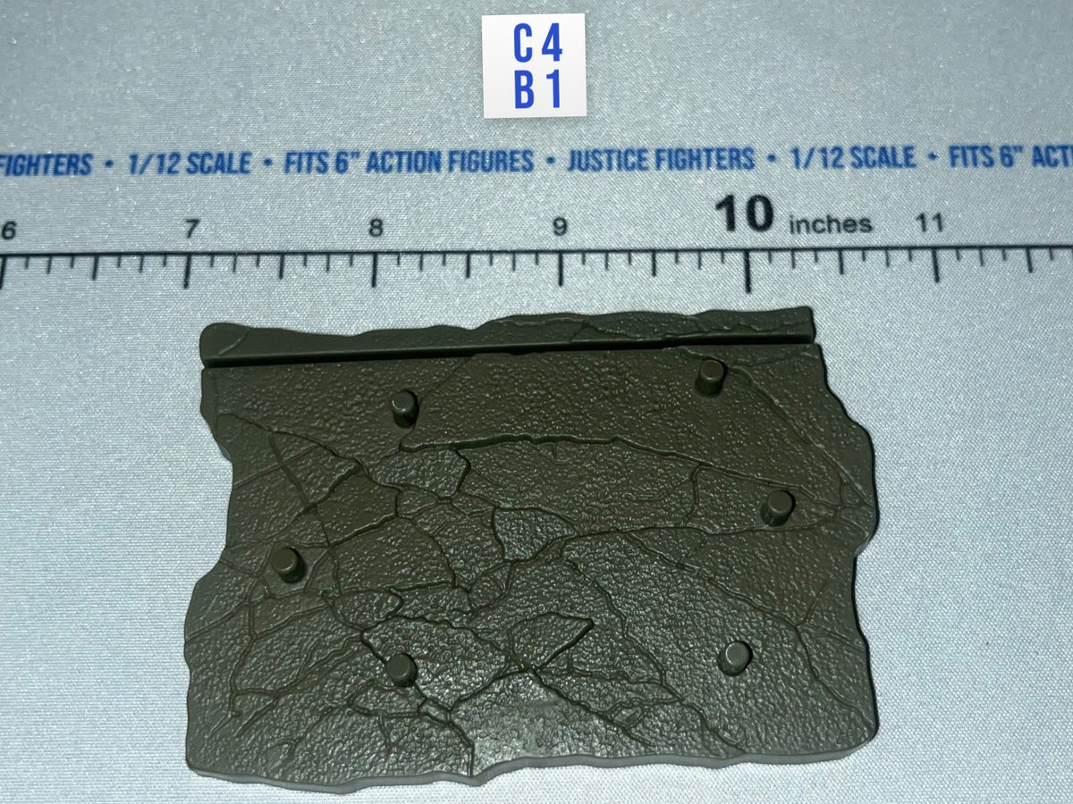 1/12 Scale WWII German Rocky Ground Diorama Base - Valaverse Blackbeard - The Black