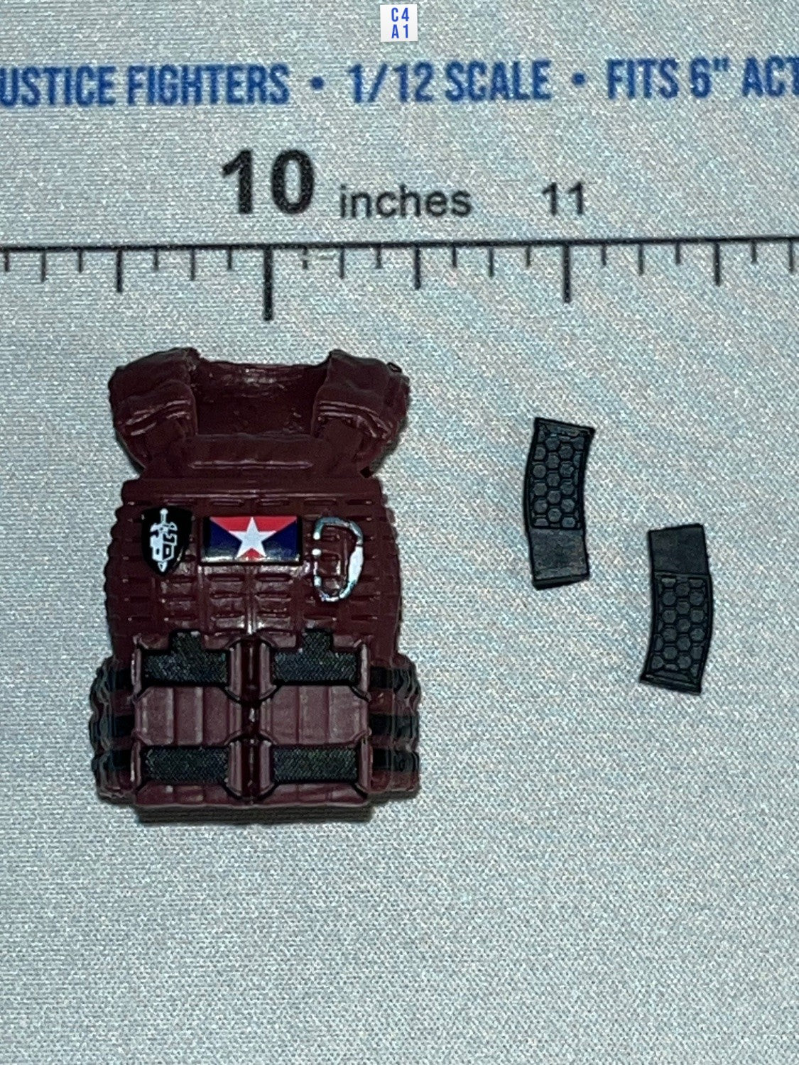 1/12 Scale Modern Era US Tactical Vest with Ammunition Pouches - Action Force Lt. Hyun Valaverse