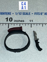 1/12 Scale Modern Era Wrist Gauntlet with Blade Accessory - Action Force Lt. Hyun Valaverse