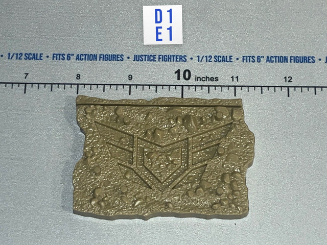 1/12 Scale Modern Era US Decepticon Insignia Rubble Base / Diorama Piece - Reaper Vanguard Driver Valaverse