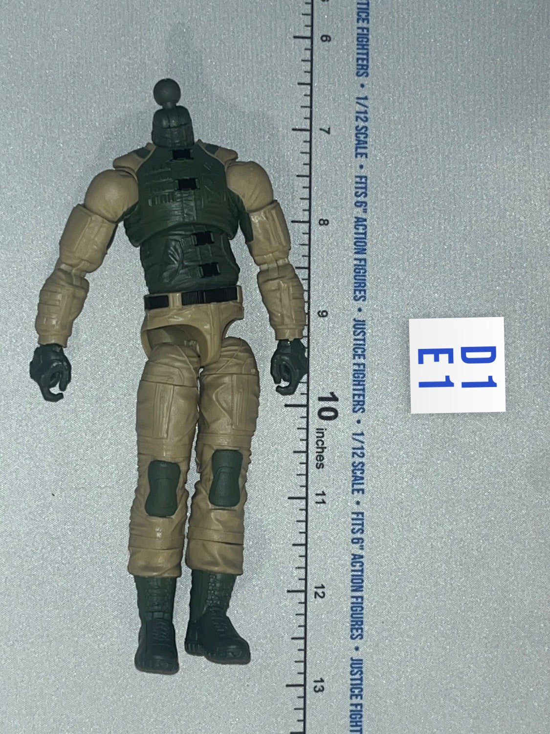 1/12 Scale Modern Era US Military Tactical Figure Body with Gear - Reaper Vanguard Driver Valaverse