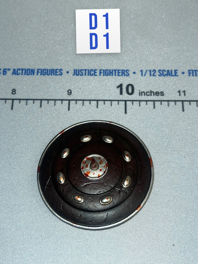 1/12 Scale Medieval Round Shield - Red Sonja TBLeauge Phicen