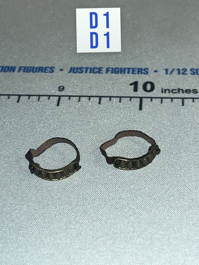 1/12 Scale Medieval Finger Rings Pair - Red Sonja TBLeauge Phicen