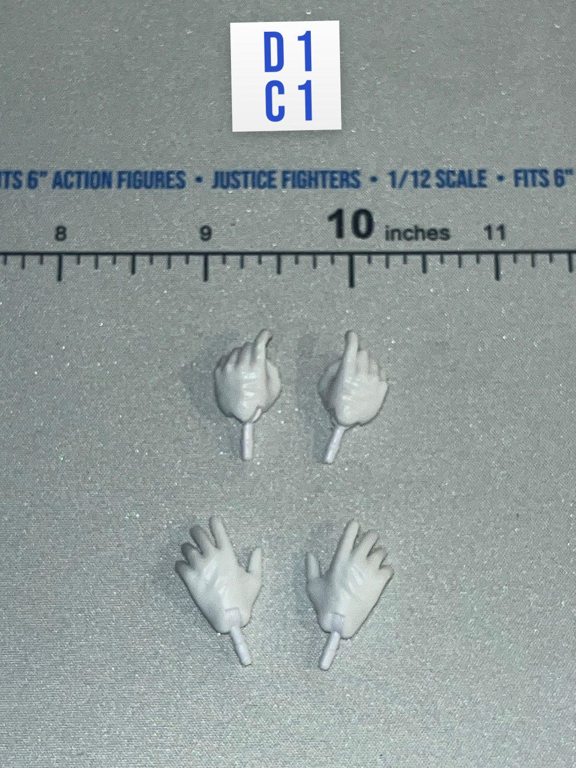 1/12 Scale Modern Era Hands Set - American Flagg Executive Replicas