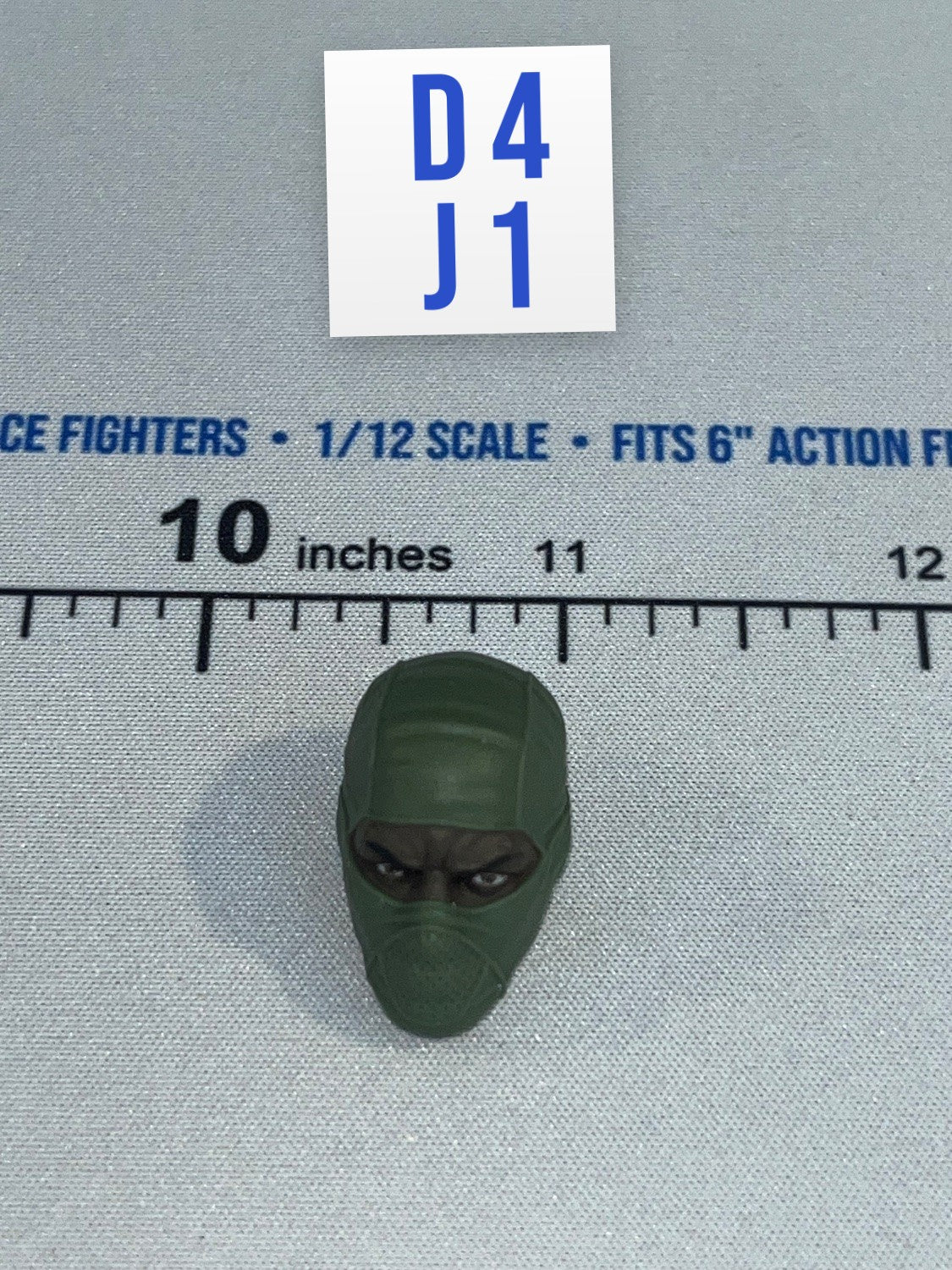 1/12 Scale Modern Era Masked Head Sculpt - Delta Corps - Action Force Valaverse