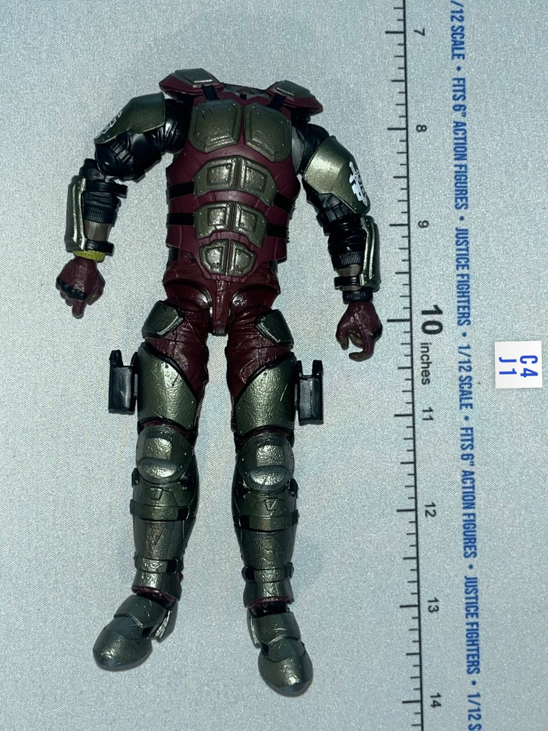 1/12 Scale Modern Era Armored Figure Body (Headless) - Malice - Valaverse Action Force