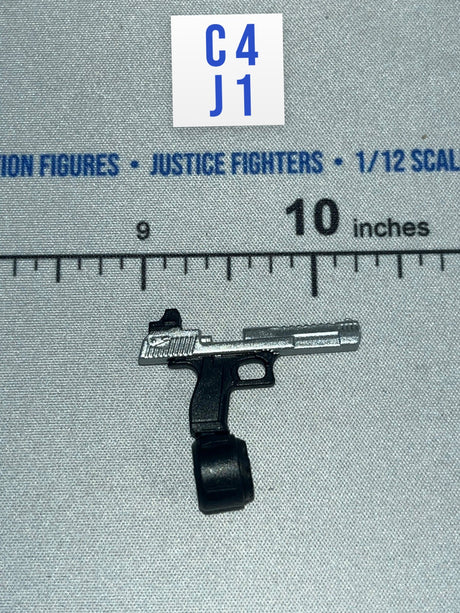 1/12 Scale Modern Era Semi-Automatic Pistol with Hand - Malice - Valaverse Action Force