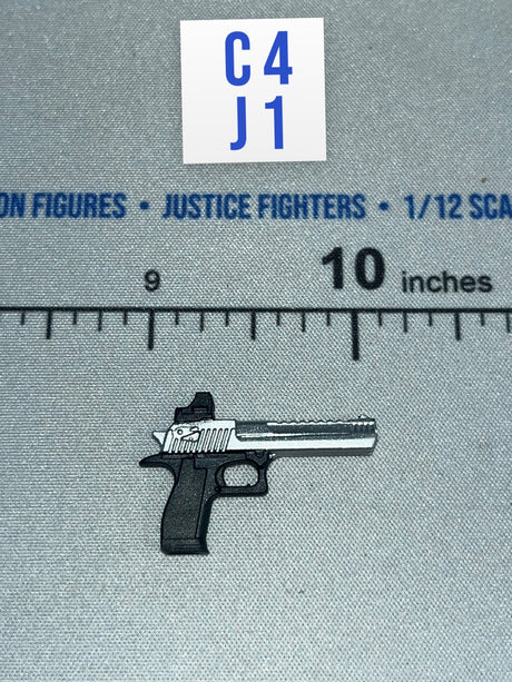 1/12 Scale Modern Era Semi-Automatic Pistol with Red Dot Sight - Malice - Valaverse Action Force