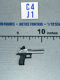 1/12 Scale Modern Era Semi-Automatic Pistol with Red Dot Sight - Malice - Valaverse Action Force