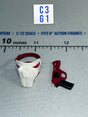 1/12 Scale Modern Era Holster and Pistol Set - Pandora - Valaverse Action Force - Mail Away White