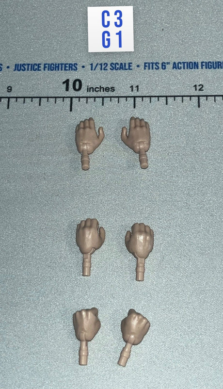 1/12 Scale Modern Era Interchangeable Hands Set - Pandora - Valaverse Action Force - Mail Away White