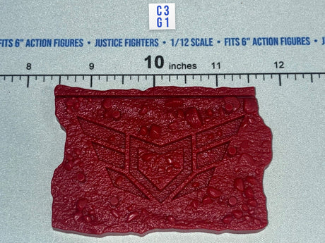 1/12 Scale Modern Era Decepticon Emblem Display Base - Pandora - Valaverse Action Force - Mail Away White