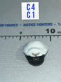 1/12 Scale WWII German Kriegsmarine Officer Peaked Cap with White Cover - WWII German U-Boat Commander Lehmann DiD XD80026