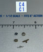 1/12 Scale WWII German German Military Insignia Set - WWII German U-Boat Commander Lehmann DiD XD80026