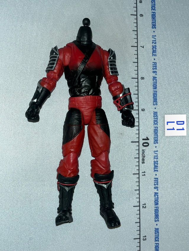 1/12 Scale Modern Era Ninja Warrior Figure Body - GI Joe Classified Cobra Ninjas #160
