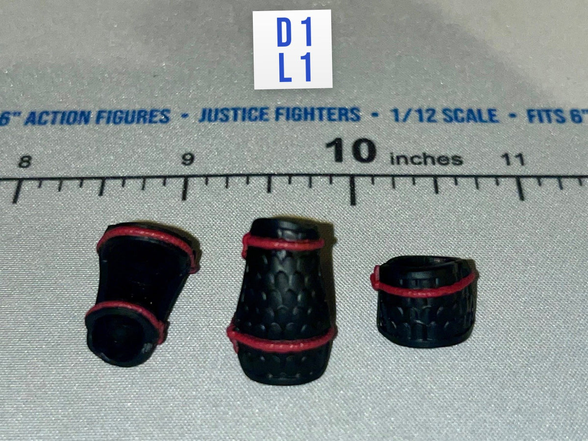 1/12 Scale Modern Era Armor Bracers Set - GI Joe Classified Cobra Ninjas #160
