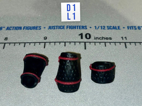 1/12 Scale Modern Era Armor Bracers Set - GI Joe Classified Cobra Ninjas #160