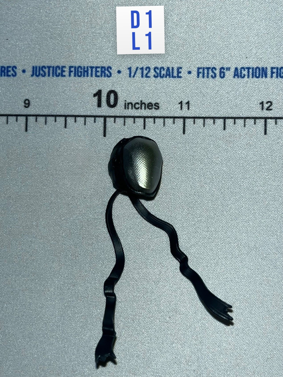 1/12 Scale Modern Era Helmet with Chin Strap - GI Joe Classified Cobra Ninjas #160