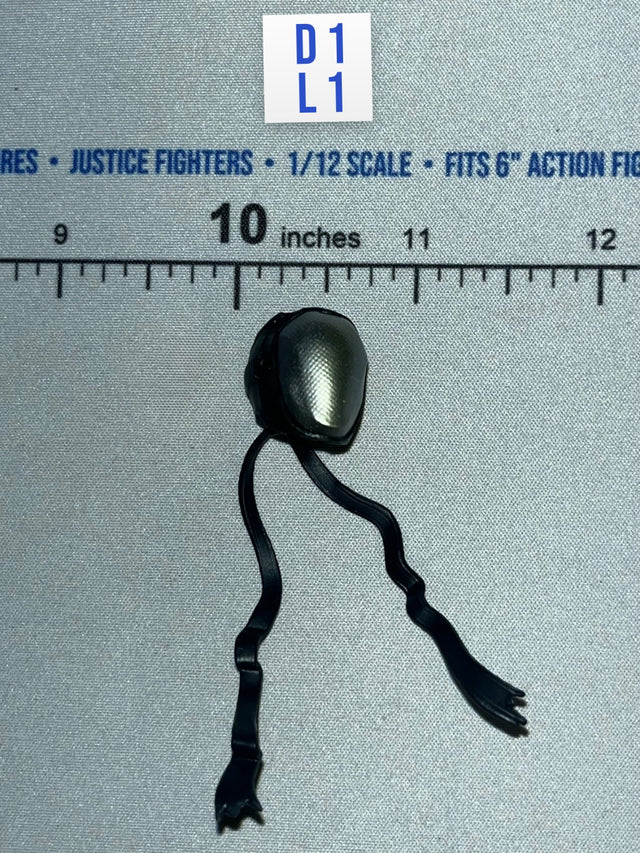 1/12 Scale Modern Era Helmet with Chin Strap - GI Joe Classified Cobra Ninjas #160