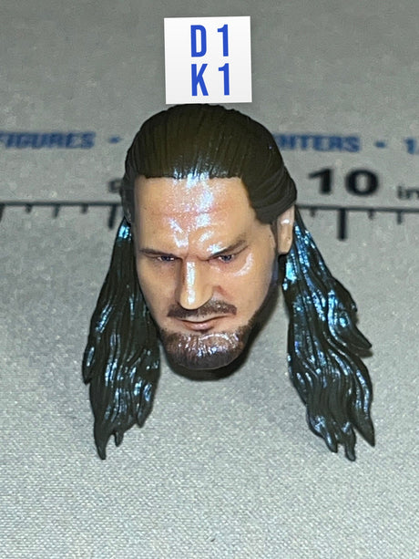 1/12 Scale Modern Era Head Sculpt - Qui-Gon Jinn - Star Wars Black Series
