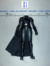 1/12 Scale Modern Era Female Figure Body in Dark Armored Suit with Cape - Reva (Third Sister) - Star Wars Black Series