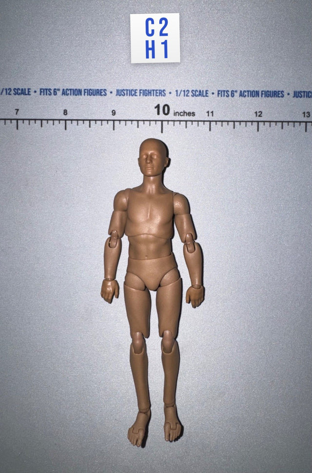 1/12 Scale Modern Era Nude Male Figure Body - KARATE PLAYER - DiD SF80001