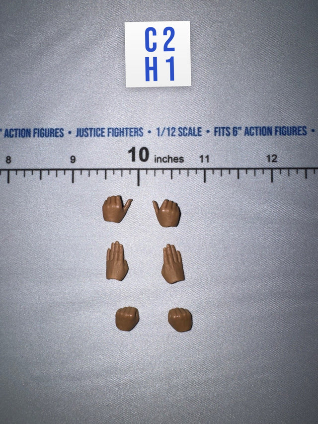 1/12 Scale Modern Era Interchangeable Hands Set - KARATE PLAYER - DiD SF80001